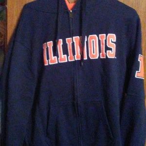 Illinois full zip hoodie